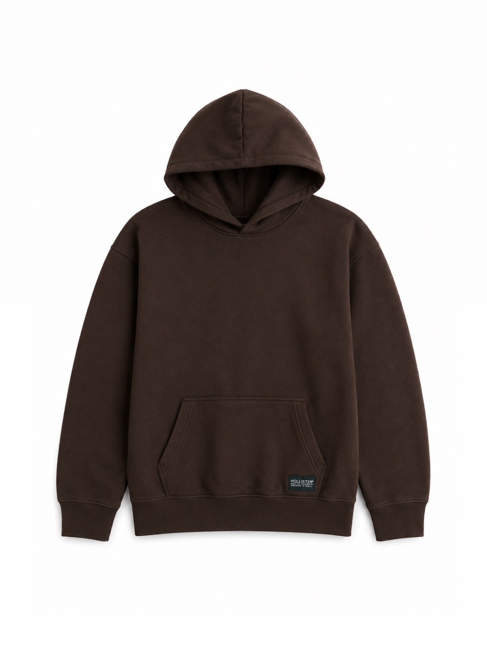 Hollister Dark Brown Oversized Fit Hoodie | Size XS
